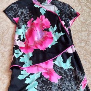 EUC-  Gorgeous Leonard  Paris dress - made in Italy - 100% silk - SZ 42